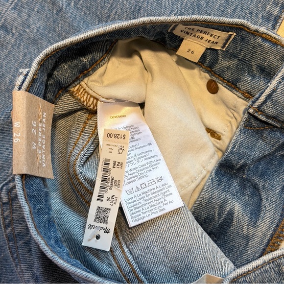 Madewell NWT Light Wash Denim Jeans - Picture 7 of 9